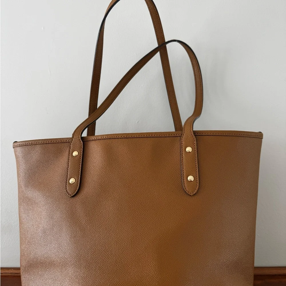 Coach Brown Leather Tote and Wallet Set - Picture 3 of 6